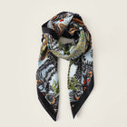 Full Color Custom 35" Silk Feeling Bandanas for Women Girls