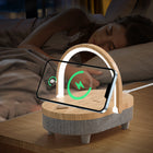 Wireless Speaker with 15W Wireless Charger and Touch Light