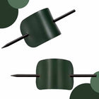 Hair Barrettes with Wooden Sticks