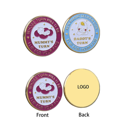 Custom Baby Birth Commemorative Coin Metal Decision Coin