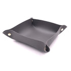 Folding Leather Tray Organizer
