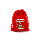 Christmas Drawstring Flannel Candy Bag
