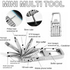 Multitool Screwdriver Keychain