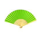 8.2" Folding Advertising Paper Bamboo Fan