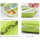 8 Compartment Travel Pill Box For Pocket Purse