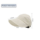 Wide Visor Brim Sun Hat