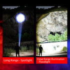30W High Intensity LED Long Throw Zoom Flashlight