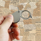 10X Foldable Keychain Reading Magnifier