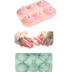Rose Diamond Ball Three-in-One Ice Cube Mold Tray
