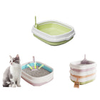 Semi-Enclosed Anti-Splash Cat Litter Box
