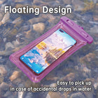 IPX8 Waterproof Phone Pouch Clear Touch Travel Lanyard