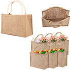 Burlap Tote Bag
