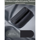 Premium Leather Car Seat Gap Filler Organizer