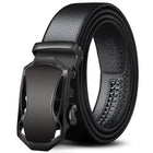 Men's Classic Leather Belt with Automatic Buckle