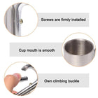 10oz Double-Walled Stainless Steel Carabiner Water Bottle