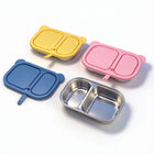 Stainless Steel Snack Container With Silicone Lids