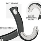 J Shape Can Opener Easy Grip Soda Beer Tab Lifter Tool