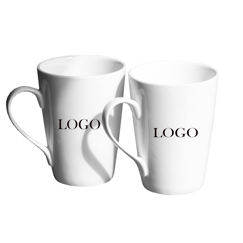 Tall Plain 300Ml Latte Mugs
