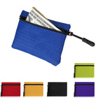 Mini Canvas Zipper Coin Pouch