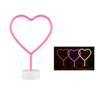 Heart Shaped Led Neon Signs With Stand