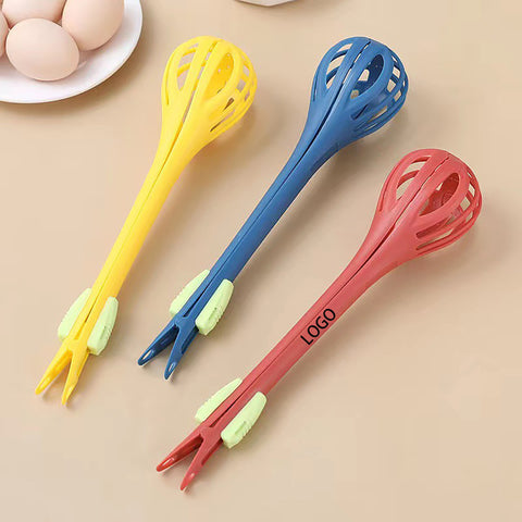 3-in-1 Manual Egg Whisk Food Pasta Clip