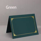 Gold Foil Certificate Cover Holders