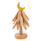Wooden Christmas Tree-Shaped Cup Coaster For Christmas Gift