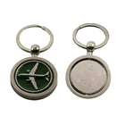 Zinc Alloy Round Rotating Aircraft Keychain