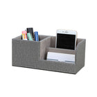 Office Leather Storage Pen Holder
