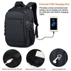 Business Travel Waterproof Laptop Backpack With USB Port