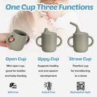 Baby Training Cup With Soft Nozzle And Handle