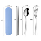 3 Pieces Stainless Steel Tableware Set