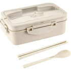 Wheat Straw Lunch Box With Tableware