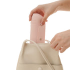 Portable Silicone Makeup Brush Bag With Magnetic Buckle