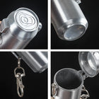 Metal Pocket Cola Cans Shape Outdoor Ashtray With Keychain