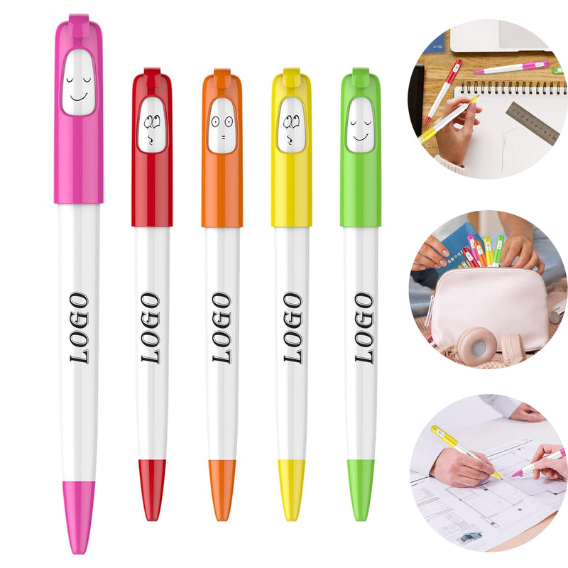 Creative Face Change Switch Ballpoint Pen