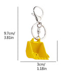 Metal Excavator Bucket Keychain/ Bulldozer Bucket Pendant