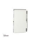 Aluminum Pocket Memo Pad With Pen