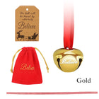 Christmas Believe Bell Ornaments
