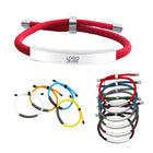 Engravable Adjustable Braided Rope Bracelet