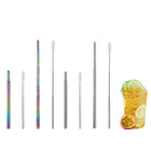 Portable Stainless Steel Telescopic Straw Set