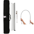 8' Double Sided Portable Half Drop Banner w/ Hardware Set
