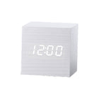 Wood Voice-Controlled Silent Electronic Clock