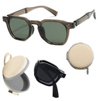 Uv-Blocking Folding Sunglasses