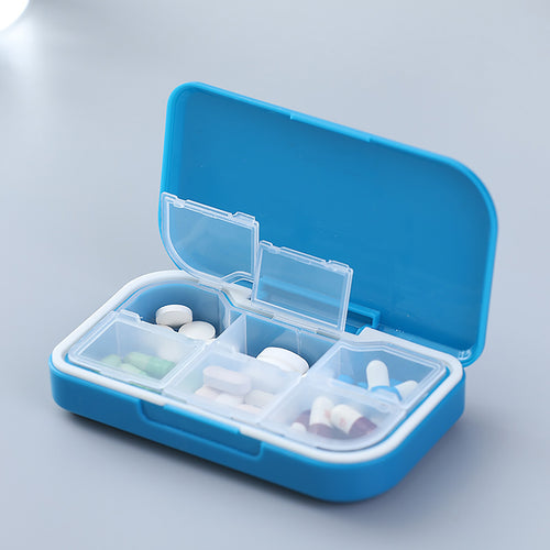 Double-Sealed Moistureproof 6-Compartment Pill Box