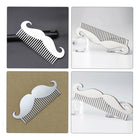 Goat Mustache Shape Comb Stainless Steel Beard Comb