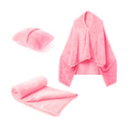 2-in-1 Shawl Blanket Pillow/ Wearable Adult Poncho Blanket