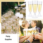 5 Oz Disposable Plastic Champagne Glass