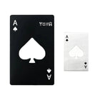 Ace Of Spades Playing Card Bottle Opener