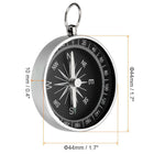 Pocket Compass with Key Ring